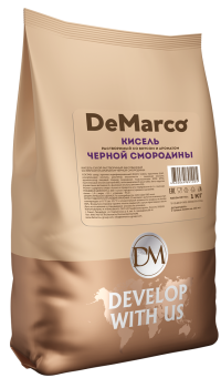 Кисель сухой растворимый со вкусом и ароматом черной смородины